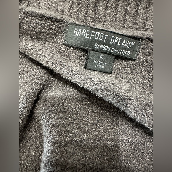 Barefoot Dreams Cozy Chic Lite Cardigan Open Front Soft Size M - Picture 4 of 4